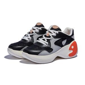 UIN Women's Walking Shoes Casual Chunky Sneaker (ANTHRACITE ZARAGOZA) No Box